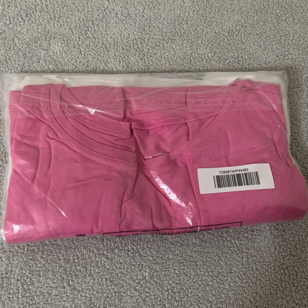 G by Giulianna 2 Pack Eco Luxe Jersey Tees Pnk/Wht